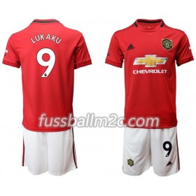 Fußballtrikots Manchester United Lukaku 9 Kinder Heim Trikotsatz 2019-2020